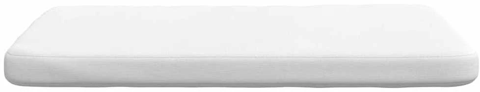 Sėdynių pagalvėlės 4 pcs Balta 40 x 40 x 3 cm audinys