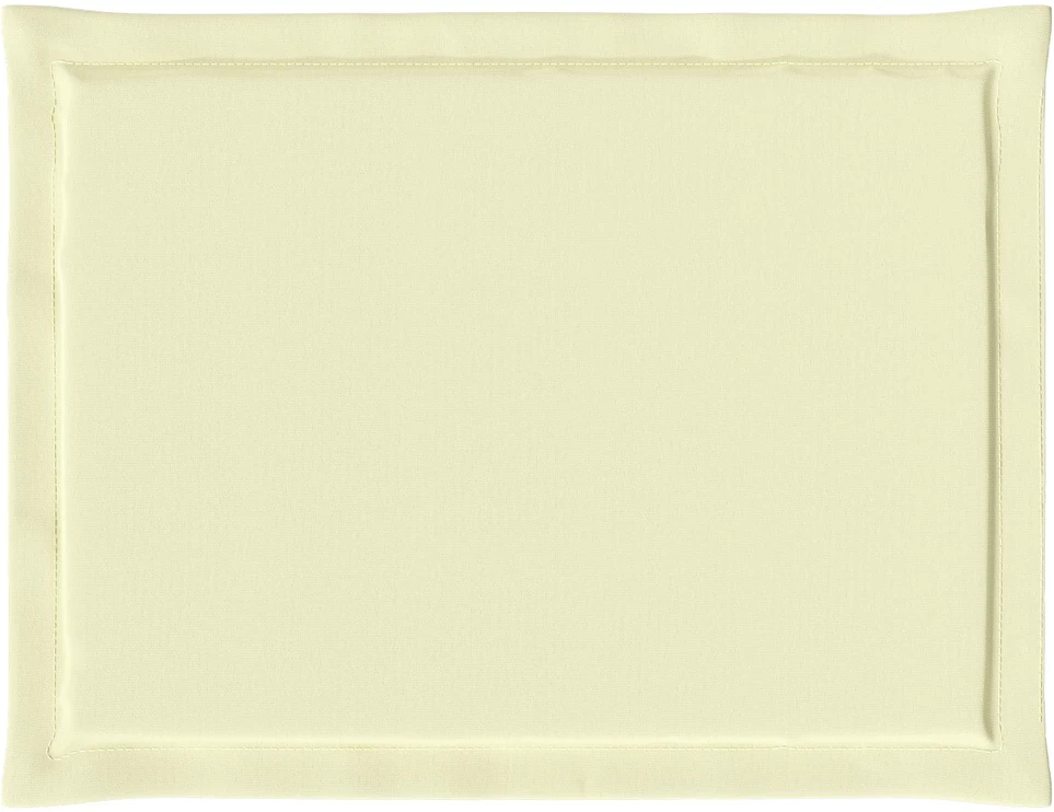 Sėdynių pagalvėlės 4 vnt. Poliesteris Kreminė 47 x 36 x 2 cm