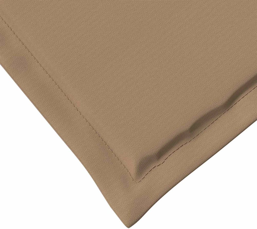Sėdynių pagalvėlės 4 vnt. Poliesteris Taupe 47 x 36 x 2 cm