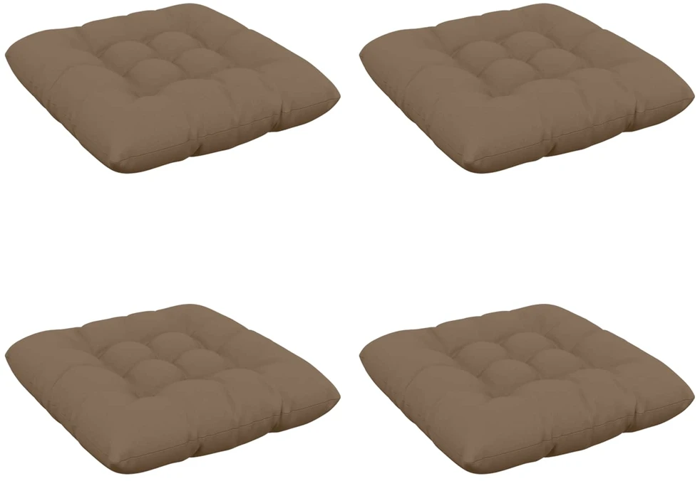 Sėdynių pagalvėlės VIANEN 4 vnt. 100% poliesteris Taupe