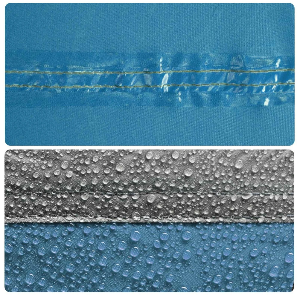 Šeimos palapinė 18 asmeniui Mėlyna 185T Poliesteris su PU danga