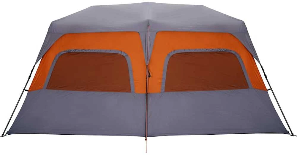 Stovyklavimo palapinė, pilka/oranžinė, 10 vietų