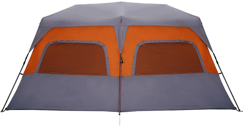 Stovyklavimo palapinė, pilka/oranžinė, 10 vietų