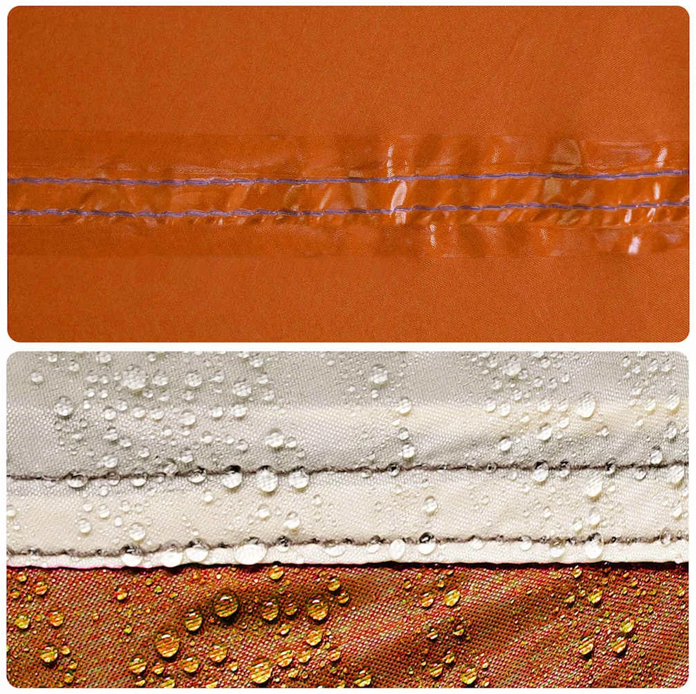 Šeimos palapinė, pilka ir oranžinė, aštuonvietė, tipi
