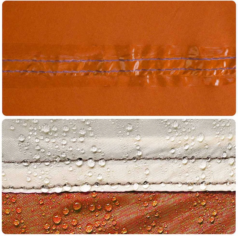 Stovyklavimo palapinė, pilka/oranžinė, 9 vietų