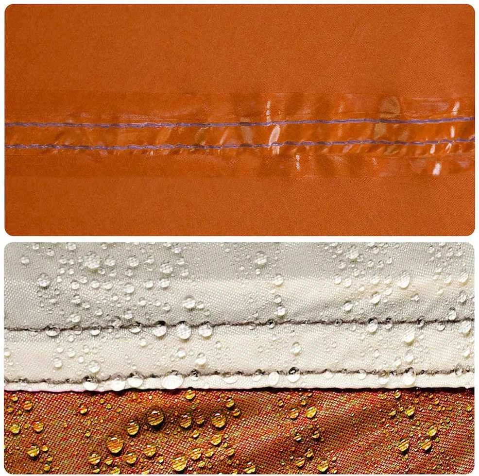 Šeimos palapinė, pilka/oranžinė, šešiavietė, atspari vandeniui