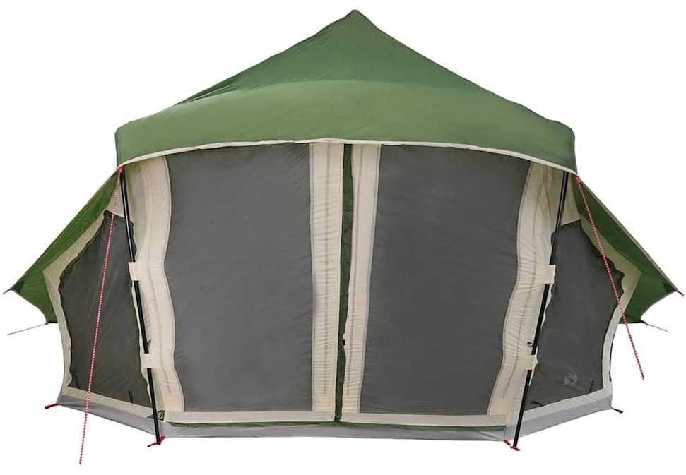 Tipi palapinė su stogu Žalia 508 x 470 x 300 cm tafta