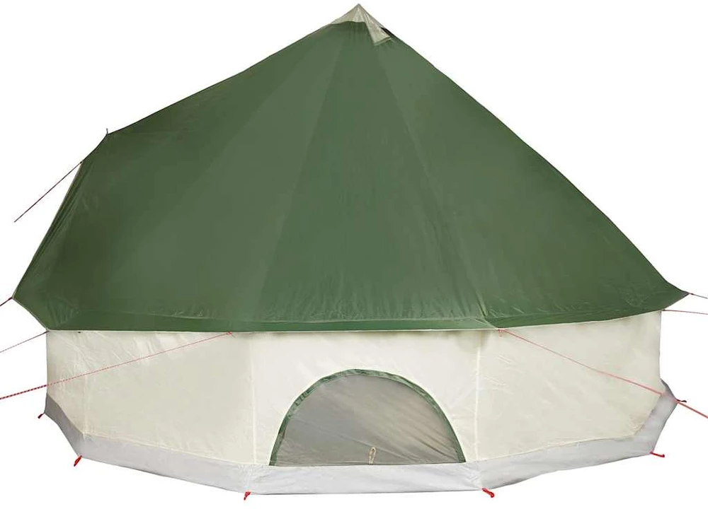 Šeimos palapinė, žalia, 10 vietų, tipi, atspari vandeniui