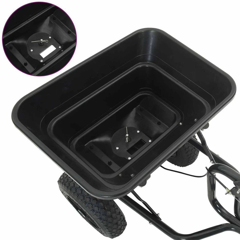 Sėjamoji Juoda 53 x 108 x 74 cm PVC ir Plienas