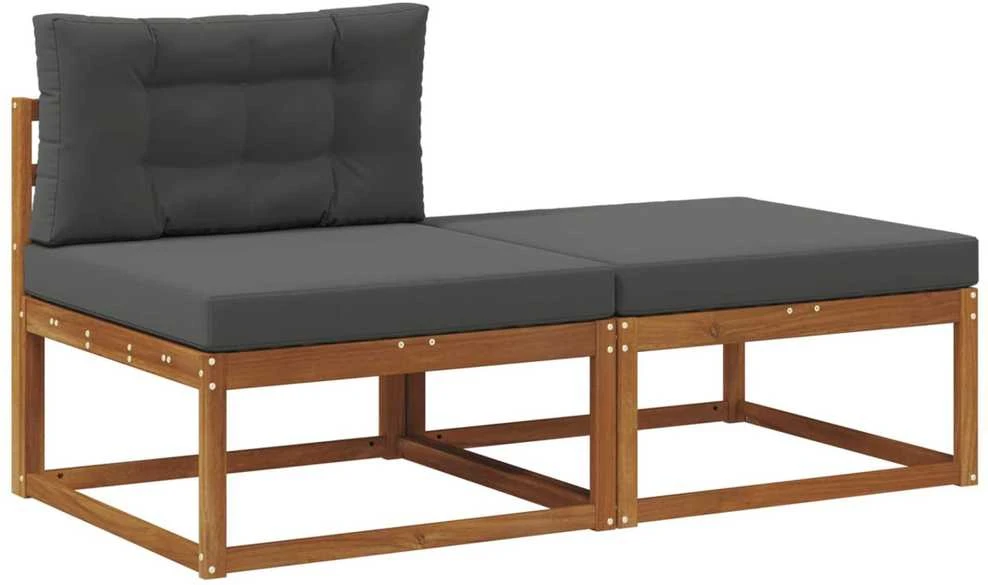 Sekcija sofa vienetai su pagalve 2 Vienetas Natūrali