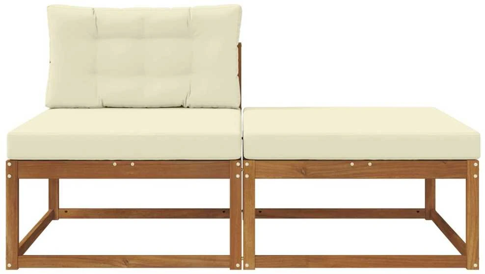 Sekcija sofa vienetai su pagalve 2 Vienetas Natūrali