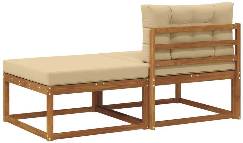 Sekcija sofa vienetai su pagalve 2 Vienetas Natūrali