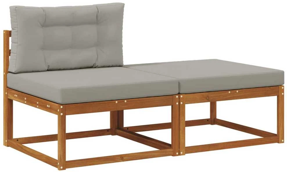Sekcija sofa vienetai su pagalve 2 Vienetas Natūrali