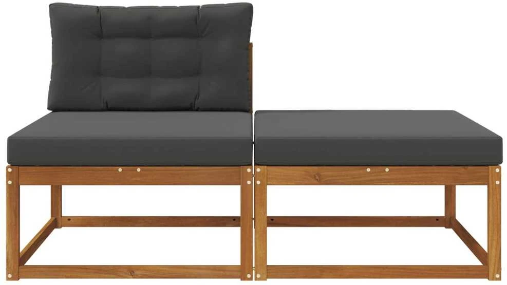 Sekcija sofa vienetai su pagalve 2 Vienetas Natūrali