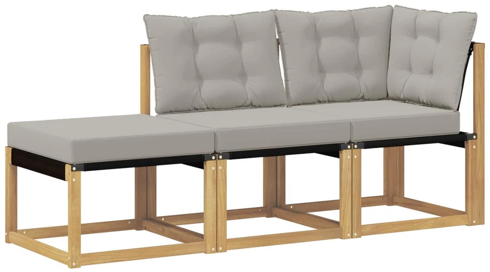 3 vnt. Sekcija sofa vienetai Balta