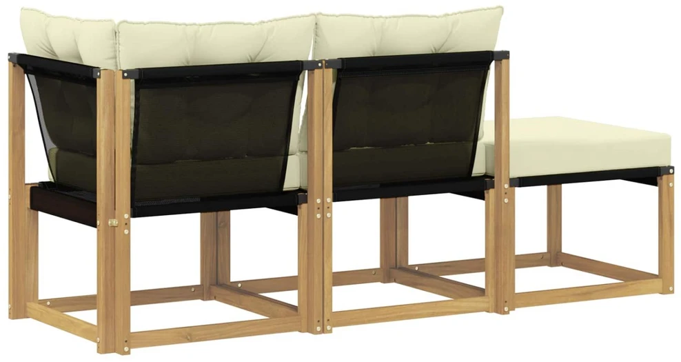 3 vnt. Sekcija sofa vienetai Balta