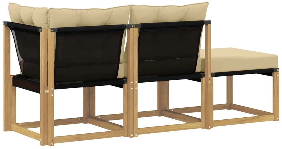 3 vnt. Sekcija sofa vienetai Balta