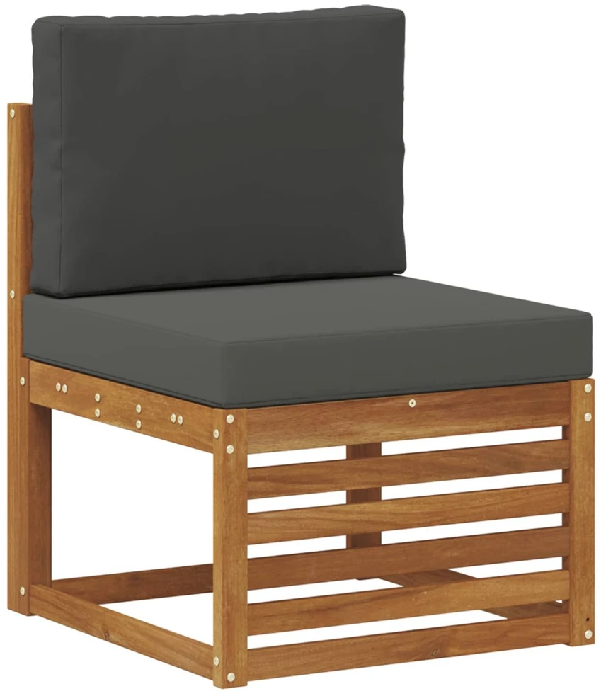 Sofa Lauko sofos komplektas 5 vnt. Natūralus ir antracitas