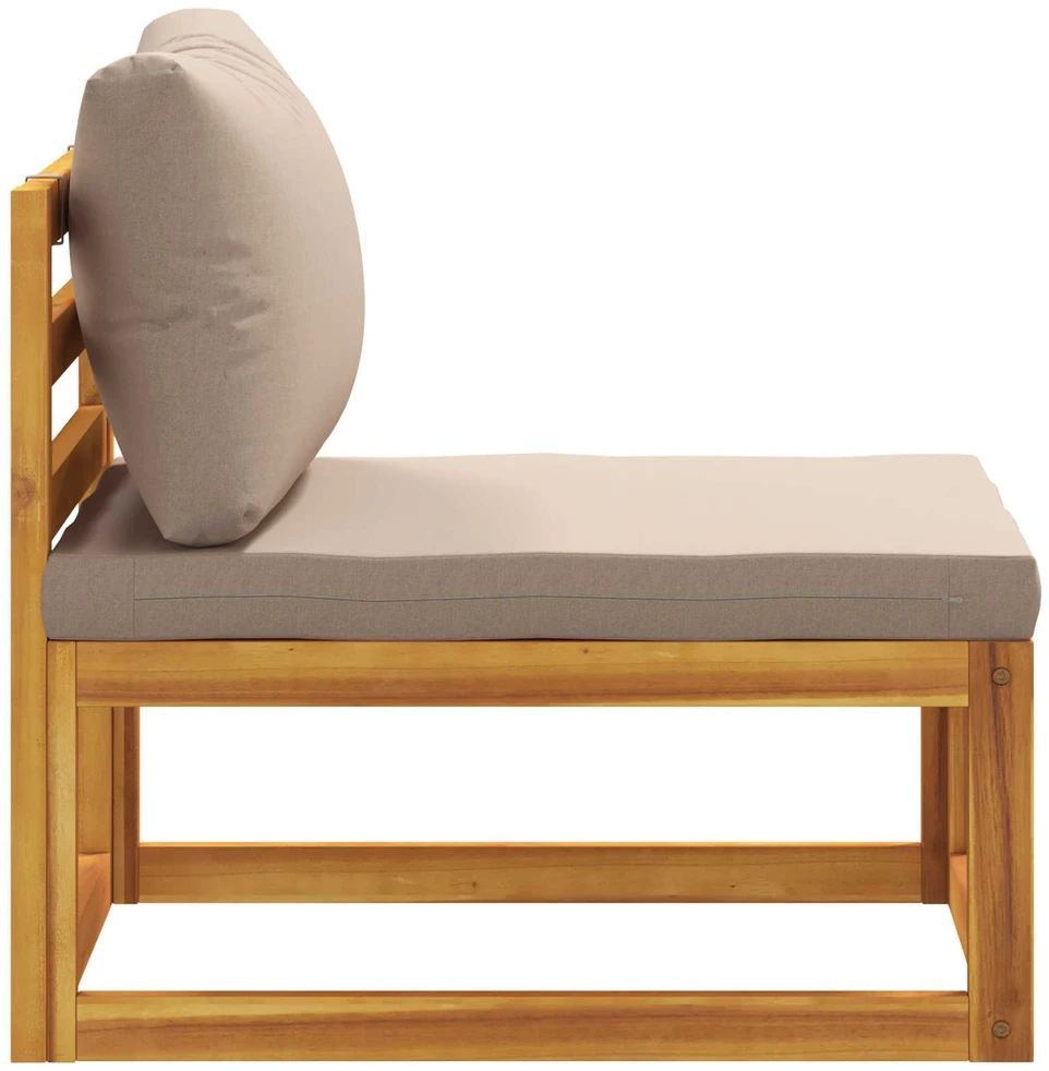 Sekcinė vidurinė sofa su pagalvėlėmis