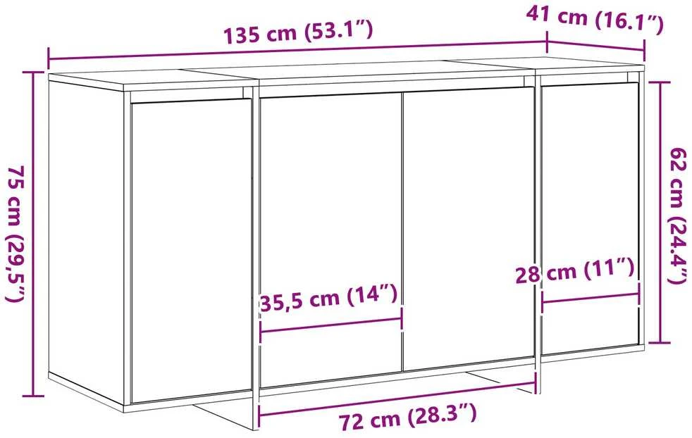 Kabalas Senas medis 135 x 41 x 75 cm Apdirbta mediena