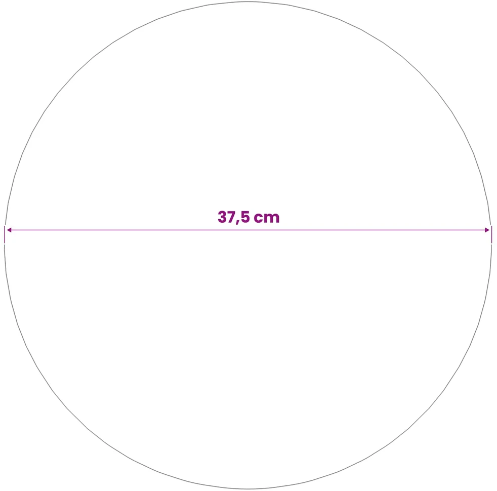 Šepečiu aptrauktas kamuolys Ø 37,5 cm Nerūdijantis plienas 201