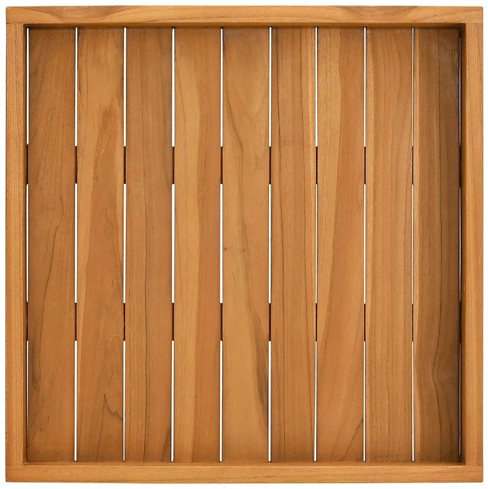 Serviravimo padėklas, 50x50cm, tikmedžio medienos masyvas