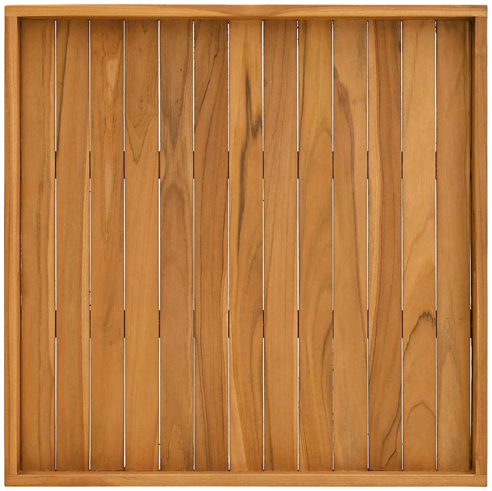 Serviravimo padėklas, 70x70cm, tikmedžio medienos masyvas