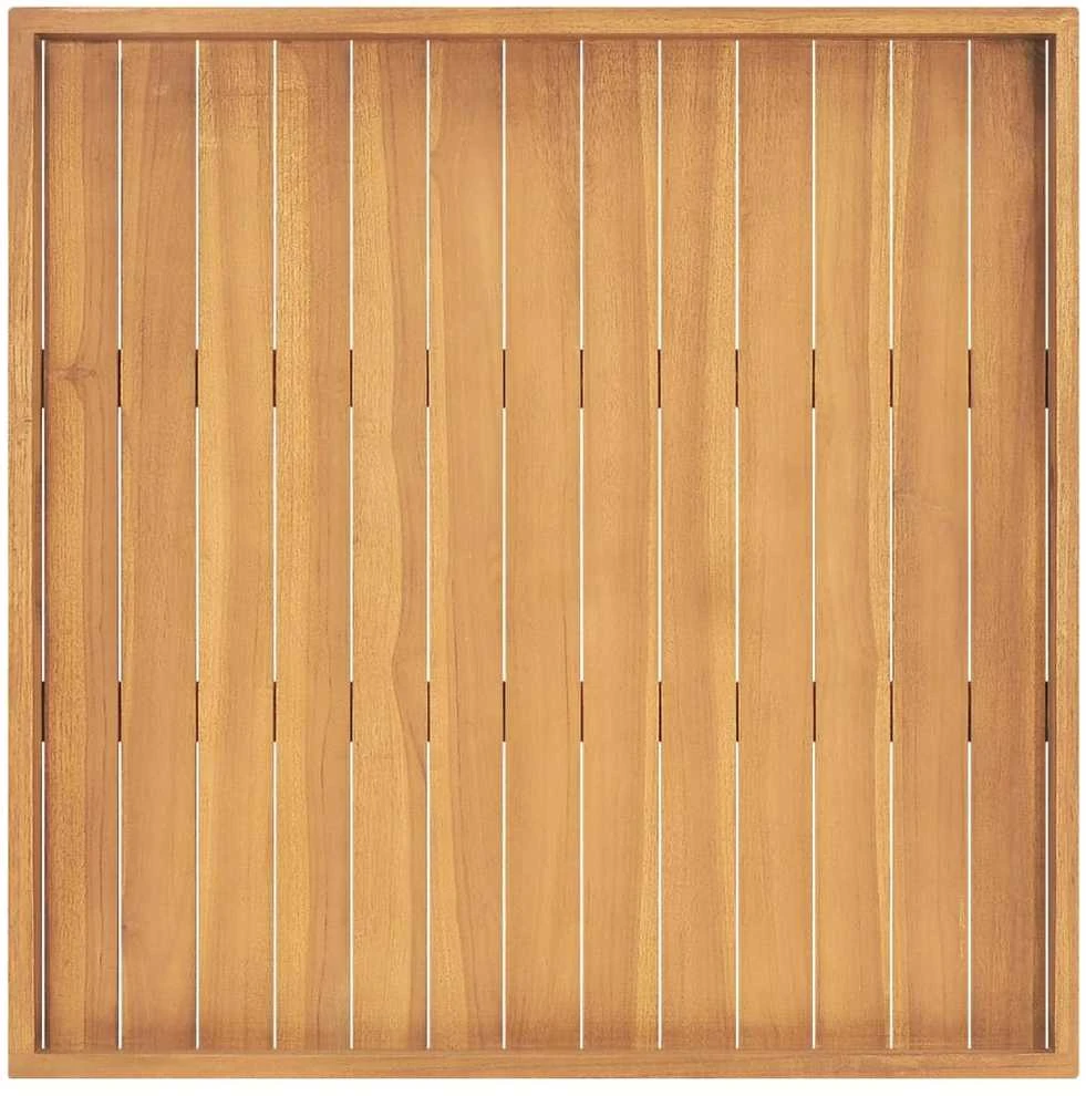 Serviravimo padėklas, 70x70cm, tikmedžio medienos masyvas