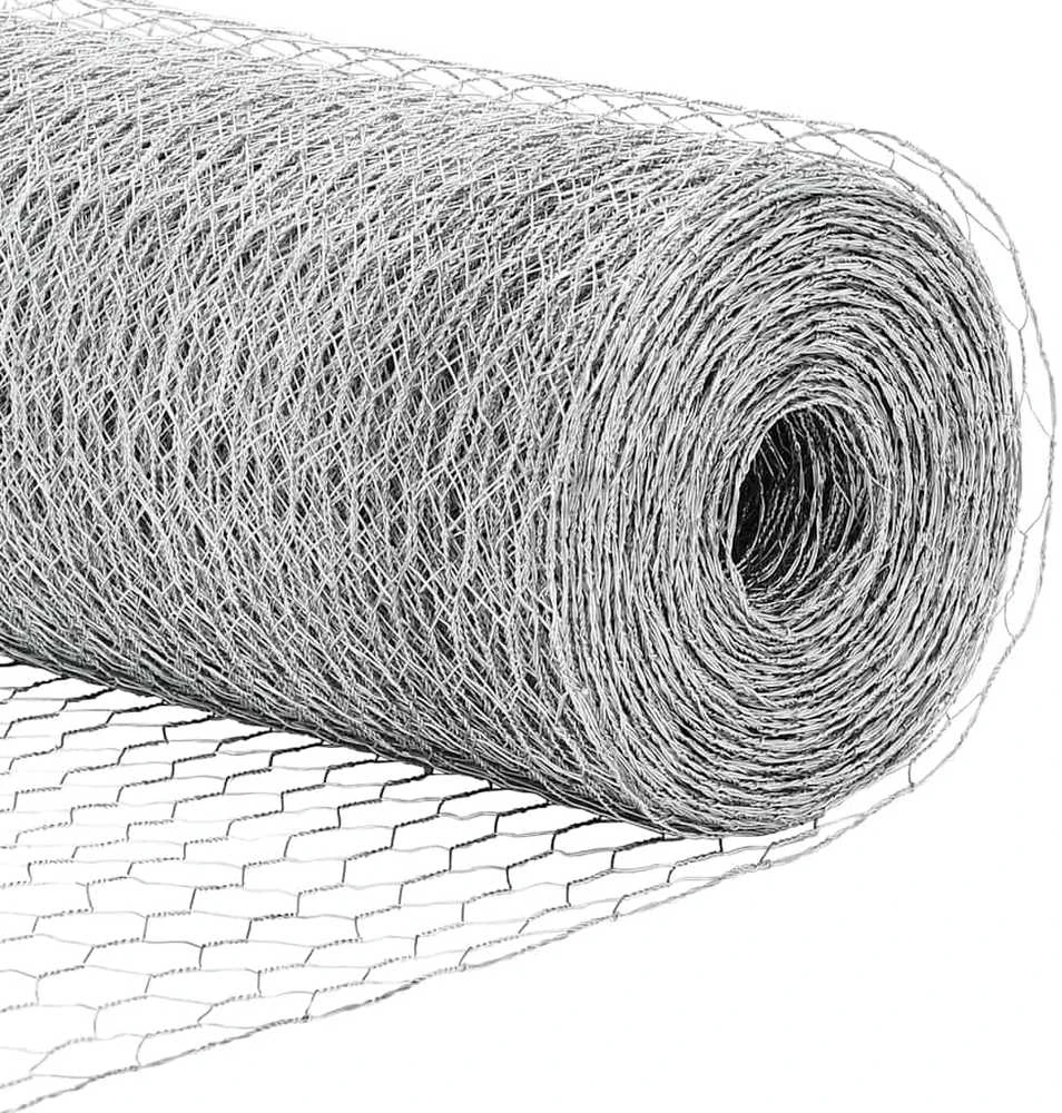 Hexagonal Fence with Post 100 x 0,8 m Galvanizuotas plienas