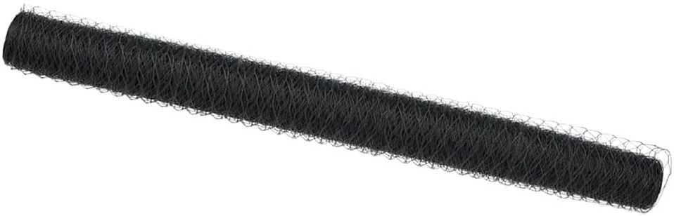 Heksagoninė tvora 1,4 x 100 m PVC Pilka
