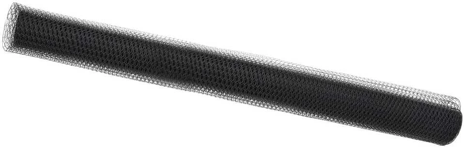 Heksagoninė tvora 1,6 x 10 m PVC Pilka