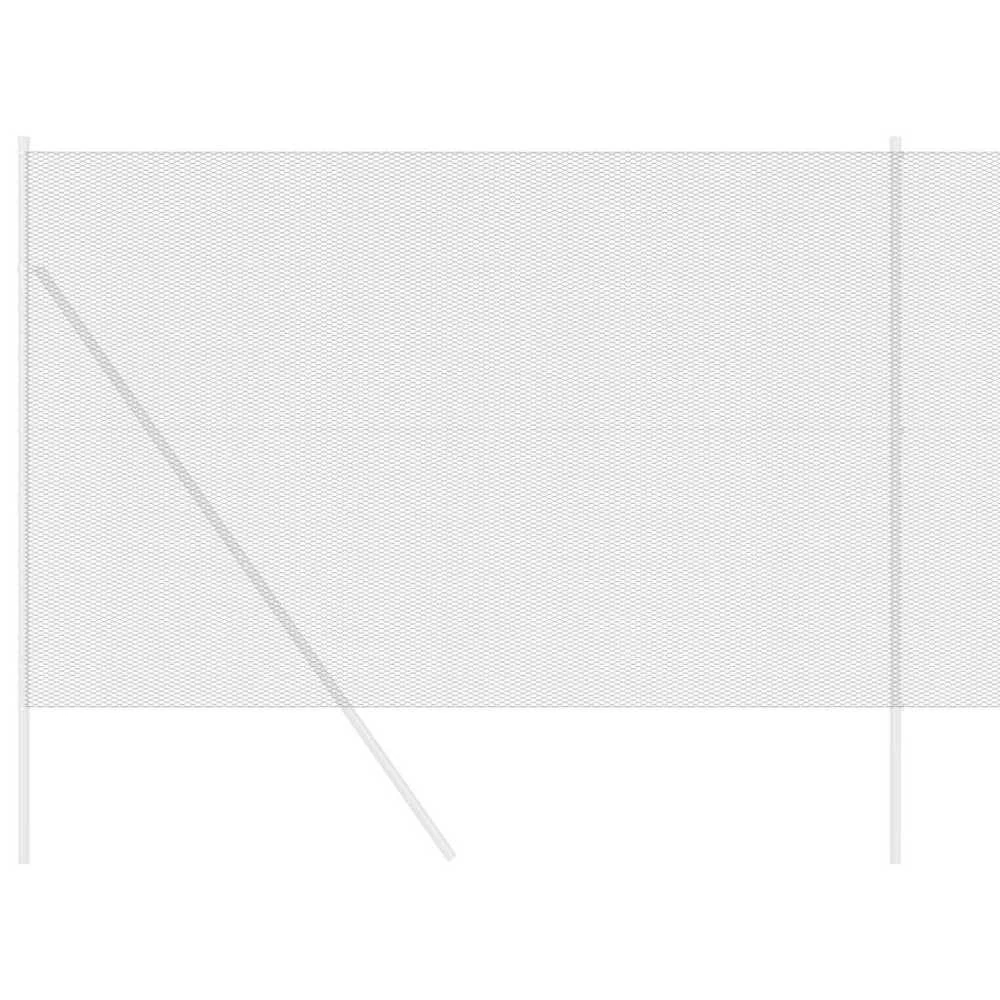 Heksagoninė tvora 1,6 x 100 m PVC Pilka