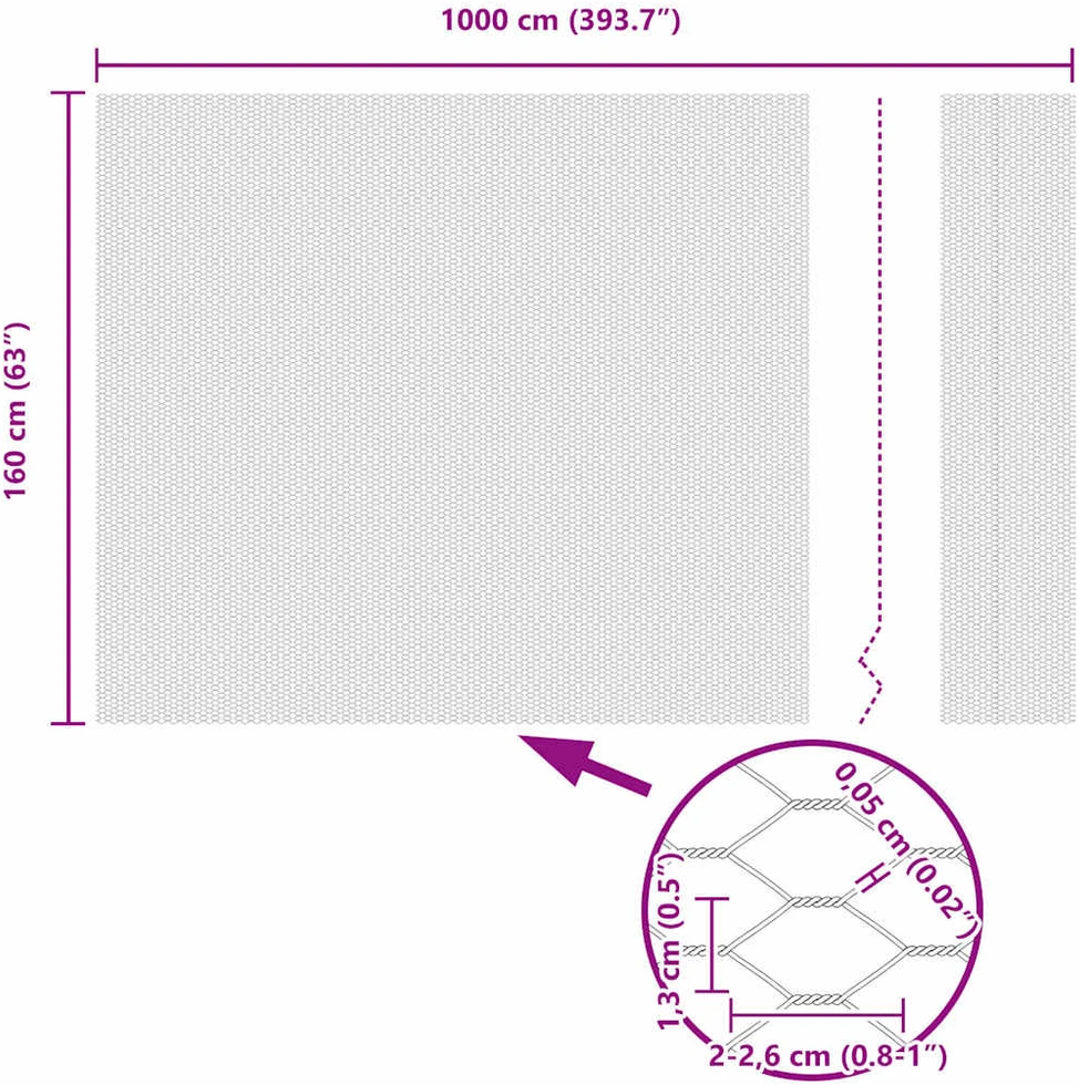 Šešiakampė tvora su betono pagrindu 10 x 1,6 m Sidabrinė
