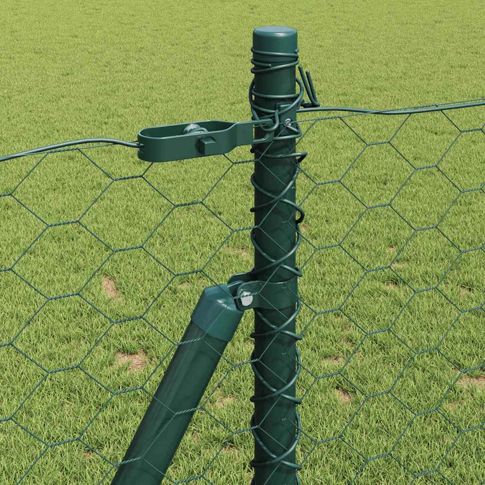 Šešiakampė tvora su betono pagrindu 25 x 1 m Miško Žalia