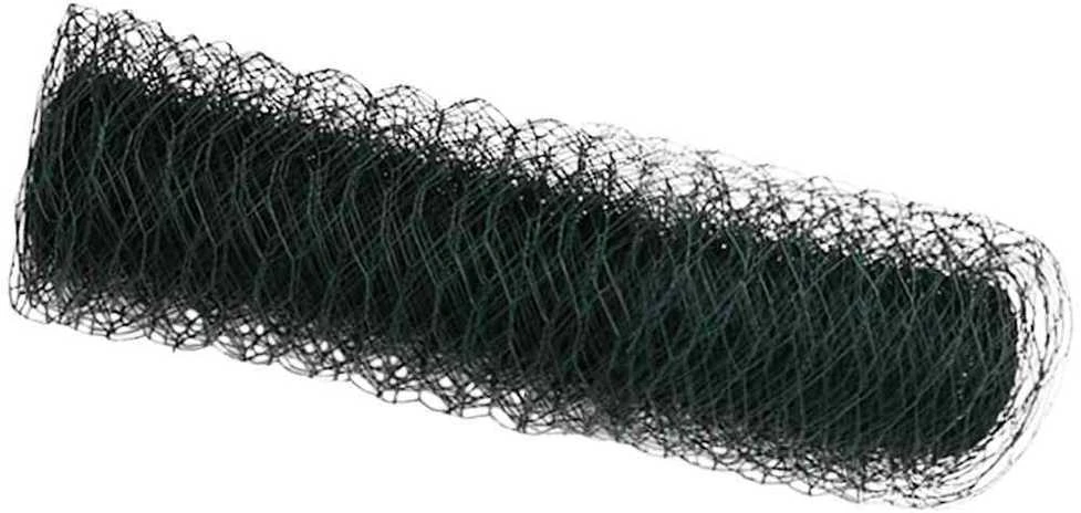 Heksagoninė tvora 0,6 x 25 m PVC Žalia