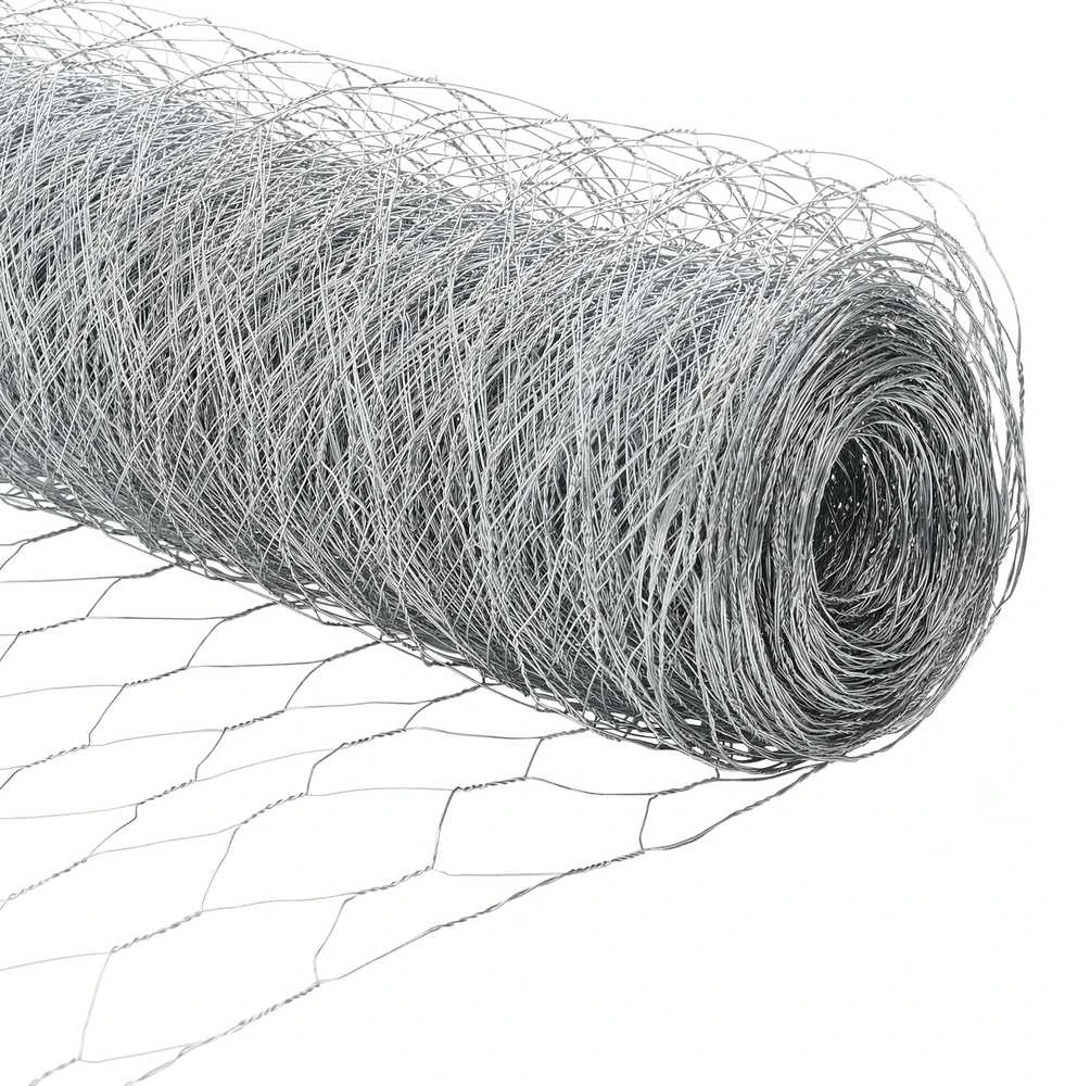 Hexagonal Fence with Post 25 x 1 m Galvanizuotas plienas