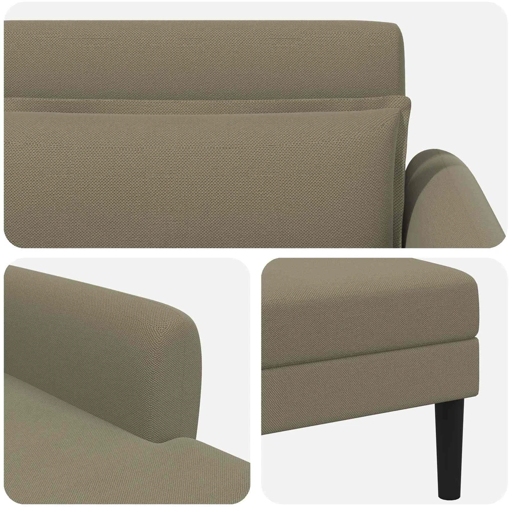Šezlongas Chaki Grūdėtas aksomas