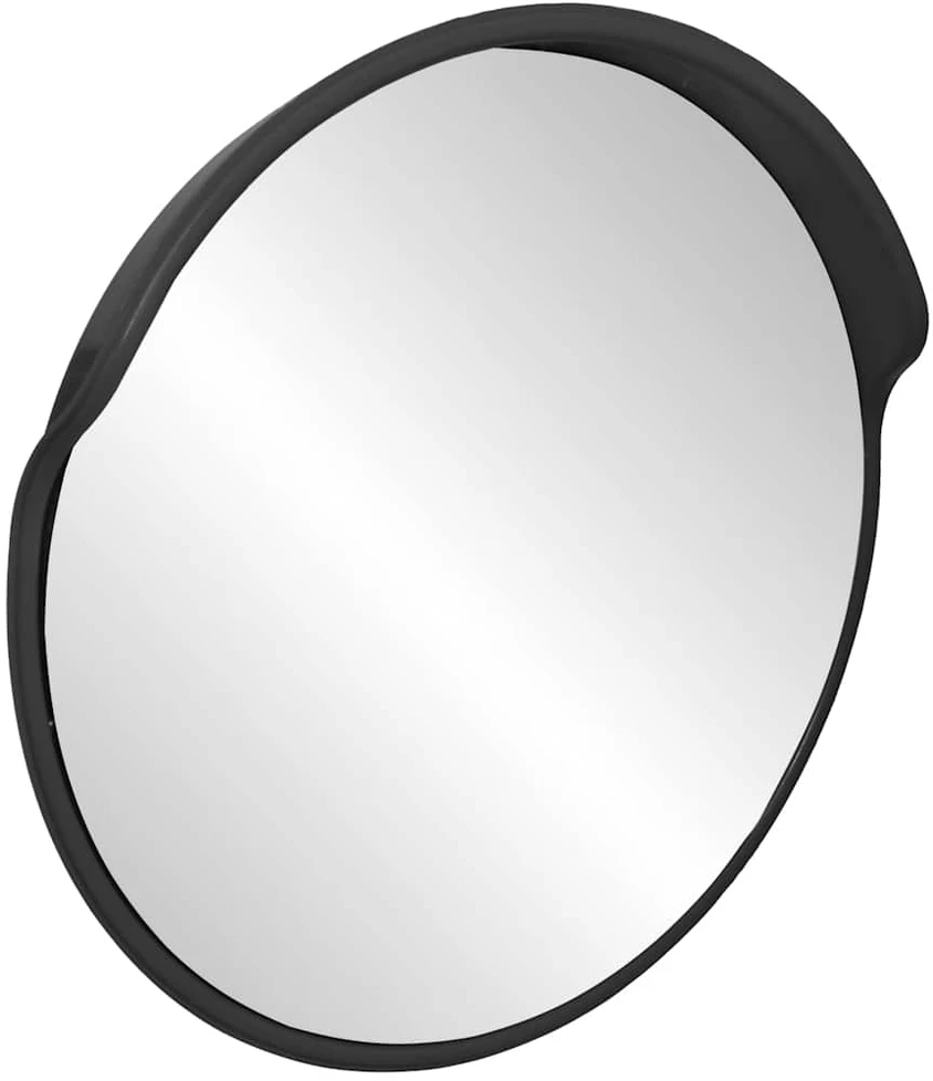 Sferinis kelio veidrodis, juodas, 30cm, PC plastikas, laukui