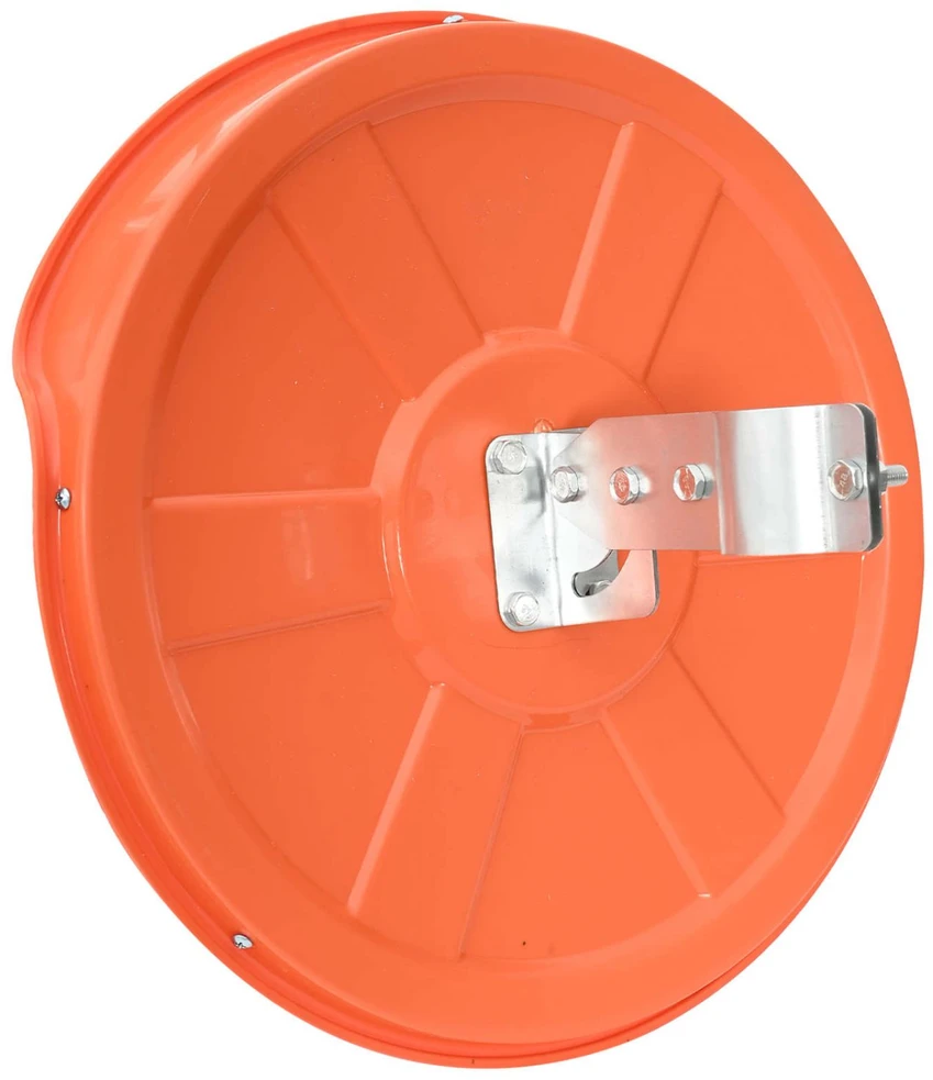 Sferinis kelio veidrodis, oranžinis, 60cm, PC plastikas, laukui