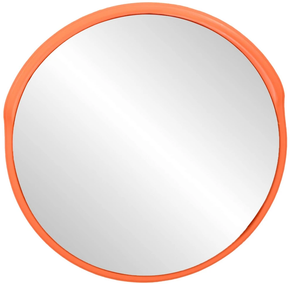 Sferinis kelio veidrodis, oranžinis, 60cm, PC plastikas, laukui