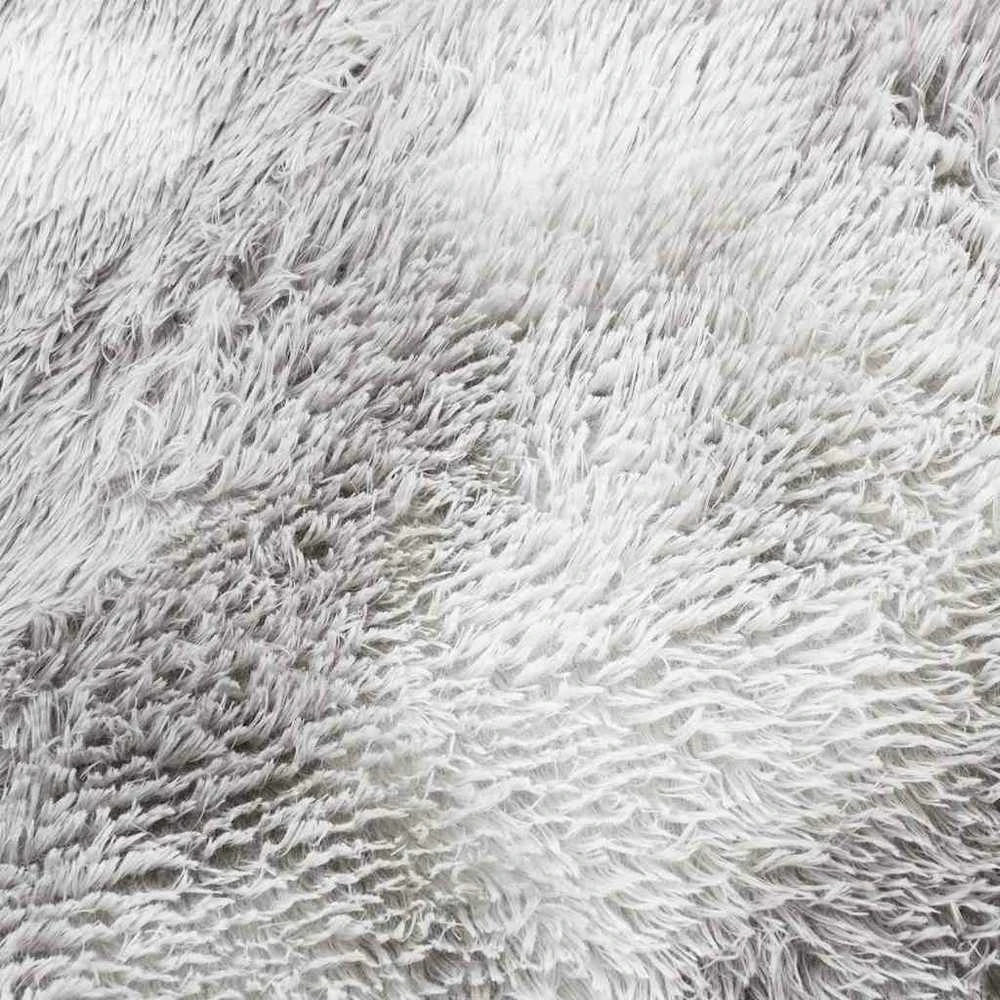 Shaggy tipo kilimas, NAVARRA, 200x200 cm, šviesiai pilka