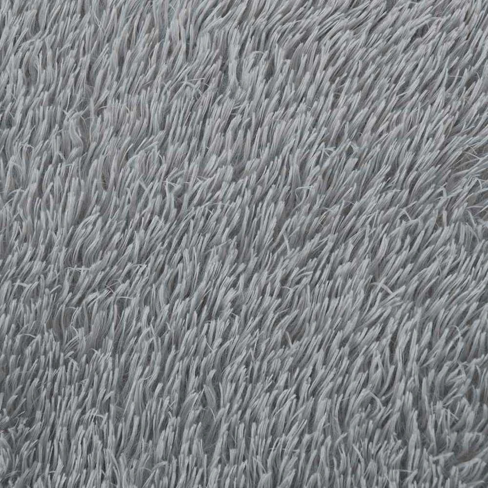 Shaggy tipo kilimas, NAVARRA, 60x100 cm, sidabrinė pilka