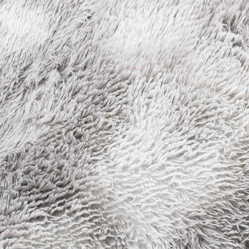 Mexen Shaggy tipo kilimas, NAVARRA, 160x160 cm, sidabrinė pilka