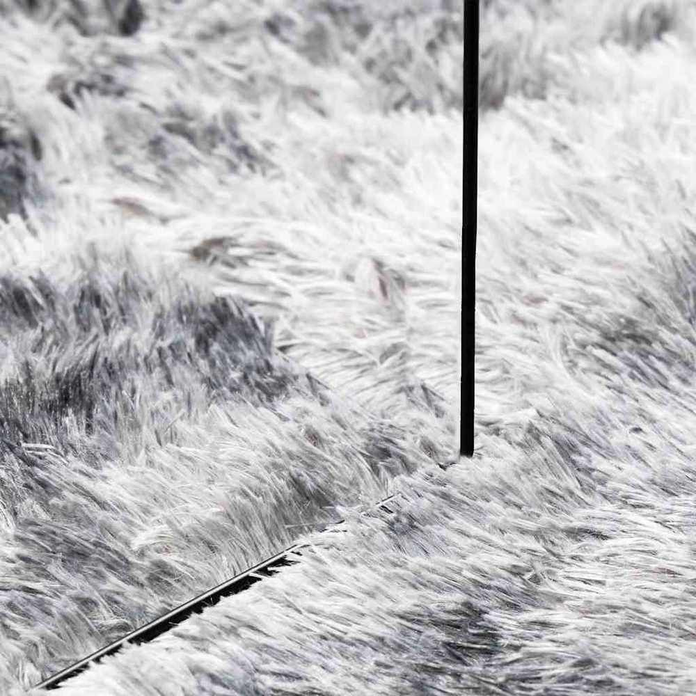 Mexen Shaggy tipo kilimas, NAVARRA, 160x160 cm, sidabrinė pilka
