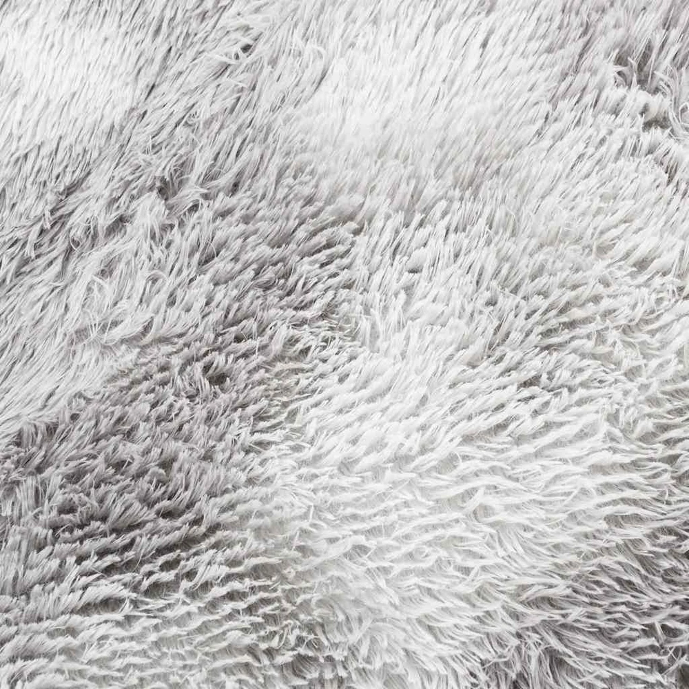 Shaggy tipo kilimas, NAVARRA, 200x200 cm, sidabrinė pilka