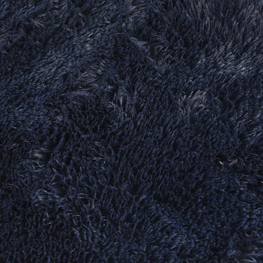 Shaggy tipo kilimas, NAVARRA, 200x200 cm, tamsiai mėlyna