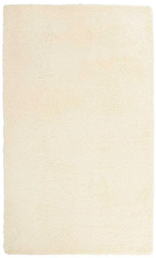Shaggy tipo kilimas, NAVARRA, 60x100 cm, kreminė, poliesteris
