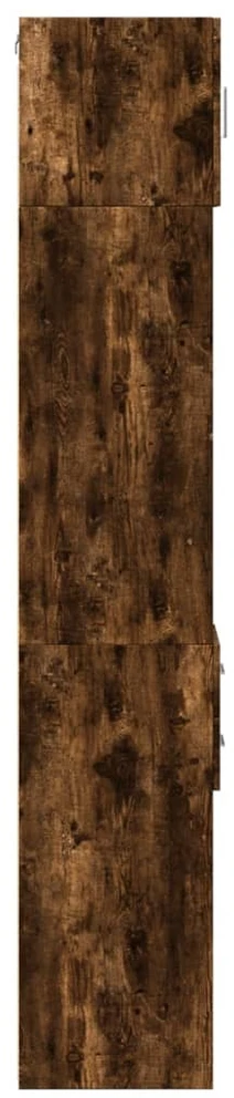 Siaura spintelė daiktams, dūminė, 30x42,5x225cm, mediena