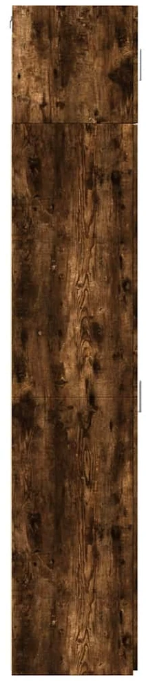 Siaura spintelė daiktams, dūminė, 30x42,5x225cm, mediena