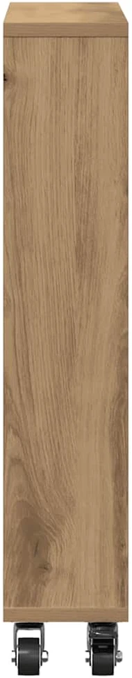 Siauras vežimėlis daiktams, artisano, 48x13x68cm, mediena